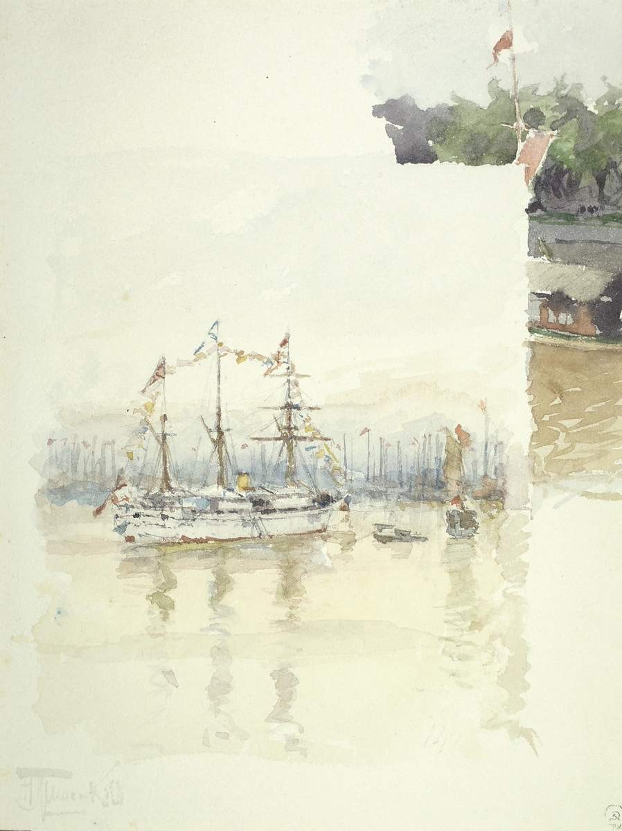 На кантонском рейде, Nikolay Gritsenko, 1891