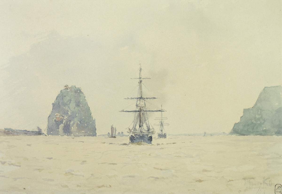 Вид на реке Ян-тзе-кианге, Nikolay Gritsenko, 1891