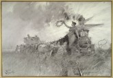 Аллегория к путешествию наследника Николая через Сибирь. Этюд