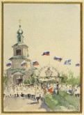 Станица Козловская. Этюд