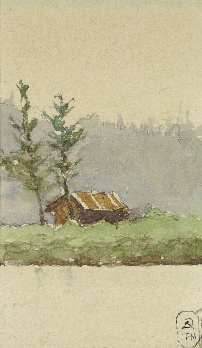 Пикет на китайском берегу Амура, Nikolay Gritsenko, 1891 (?)