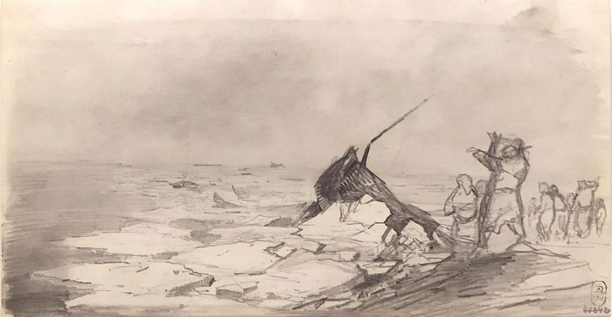 Ледоход, Fyodor Vasilyev, late 1860s – early 1870s