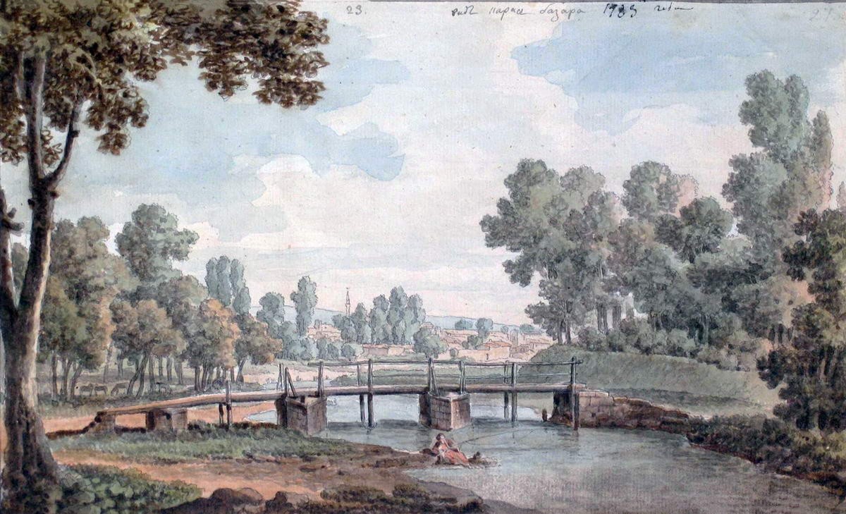 Вид на Карасубазар, Mikhail Ivanov, 1793