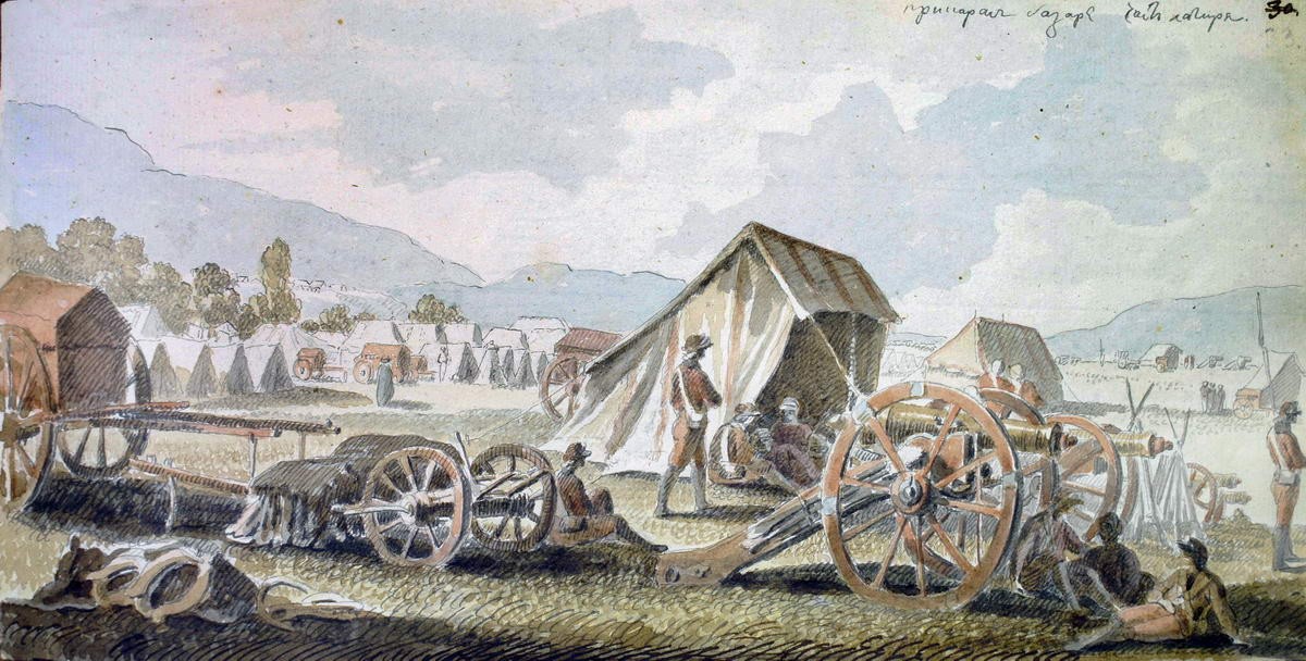 Лагерь вблизи Карасубазара, Mikhail Ivanov, 1783