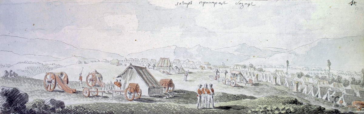 Лагерь в районе Карасубазара, Mikhail Ivanov, 1783