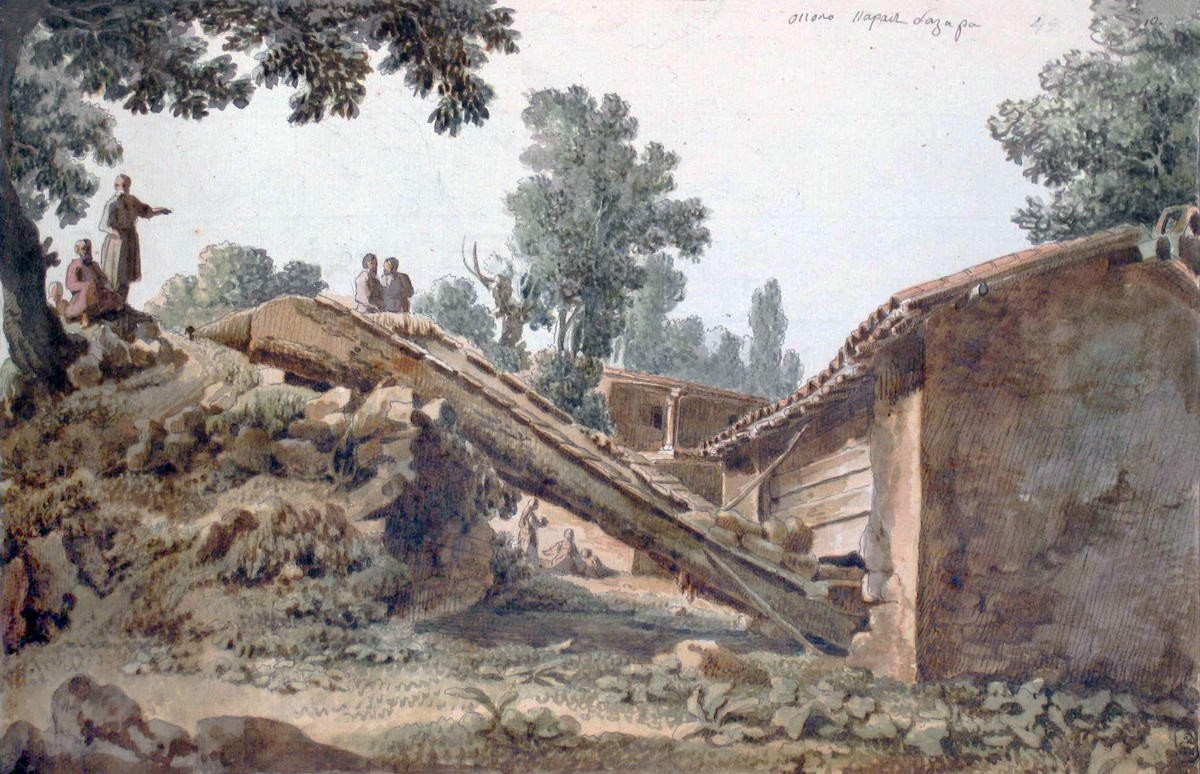 Водяная мельница в окрестностях Карасубазара, Mikhail Ivanov, 1783