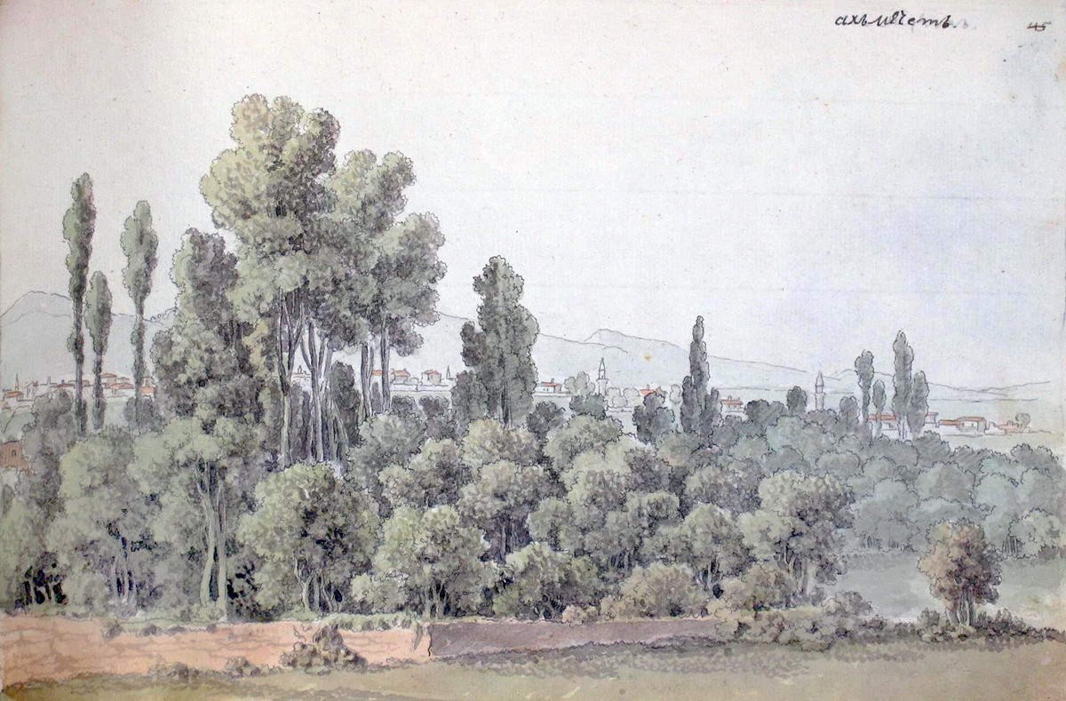 Вид на Ак-мечеть (Симферополь), Mikhail Ivanov, 1783