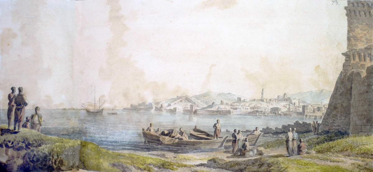 Вид Феодосии (продолжение), Mikhail Ivanov, 1783