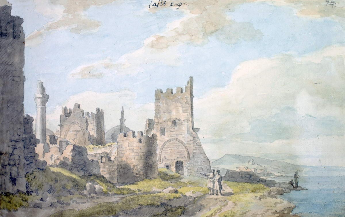 Руины в Феодосии, Mikhail Ivanov, 1783