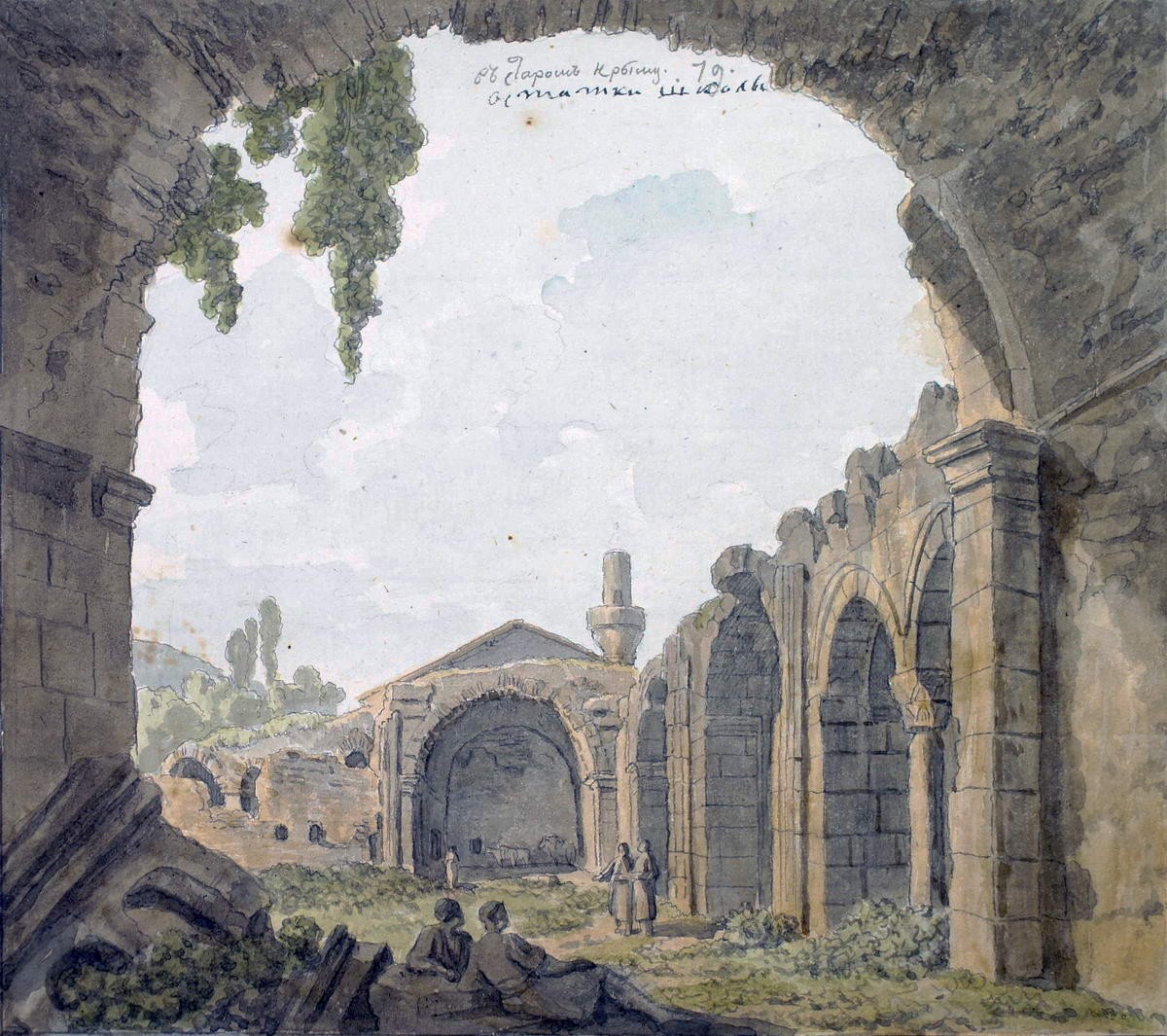 Старый Крым. Развалины медрессе, Mikhail Ivanov, 1783