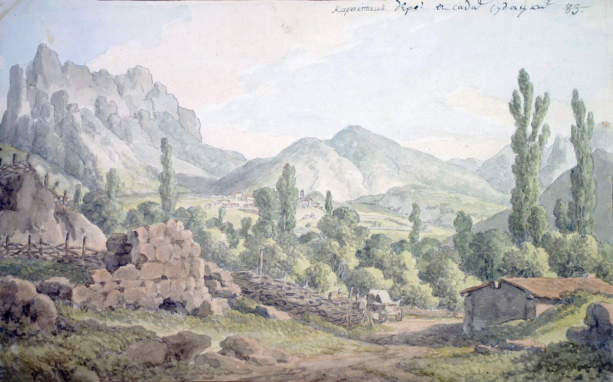 Каракташ близ Судака, Mikhail Ivanov, 1783