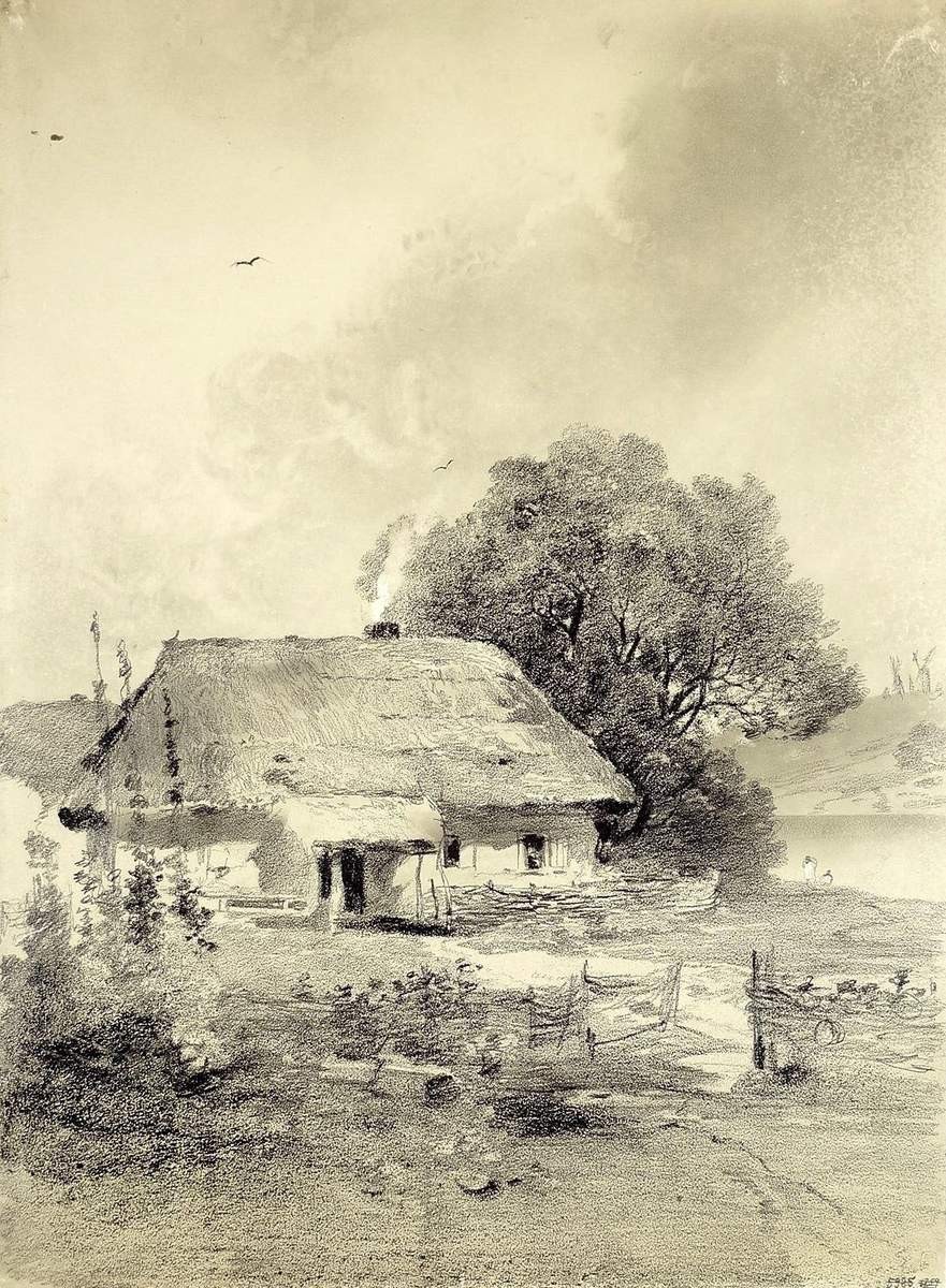 Малороссийский пейзаж, Alexei Savrasov, 1849-1852 (?)