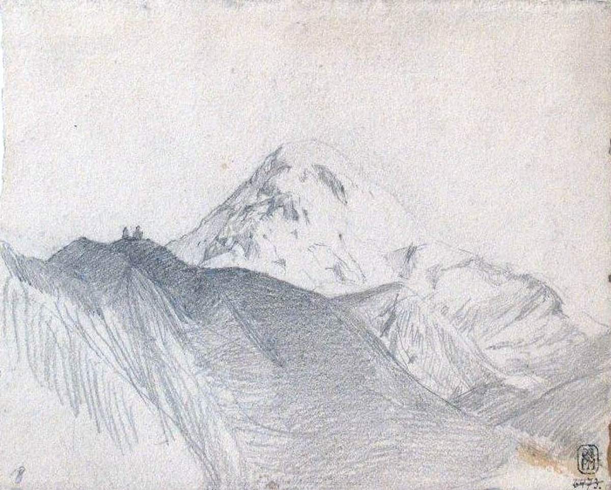 Казбек, Valentin Serov, 1883