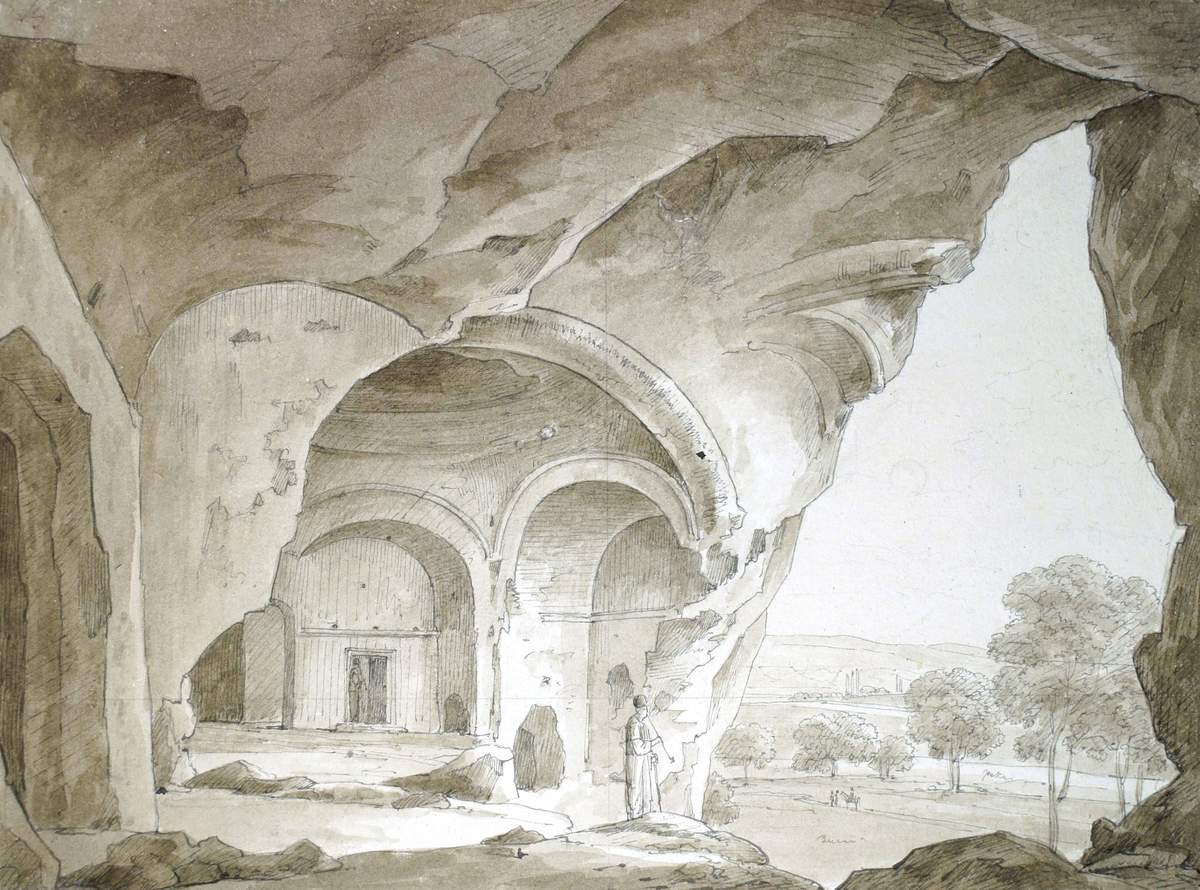 Пещера в Инкермане, Nikanor Chernetsov, 1834