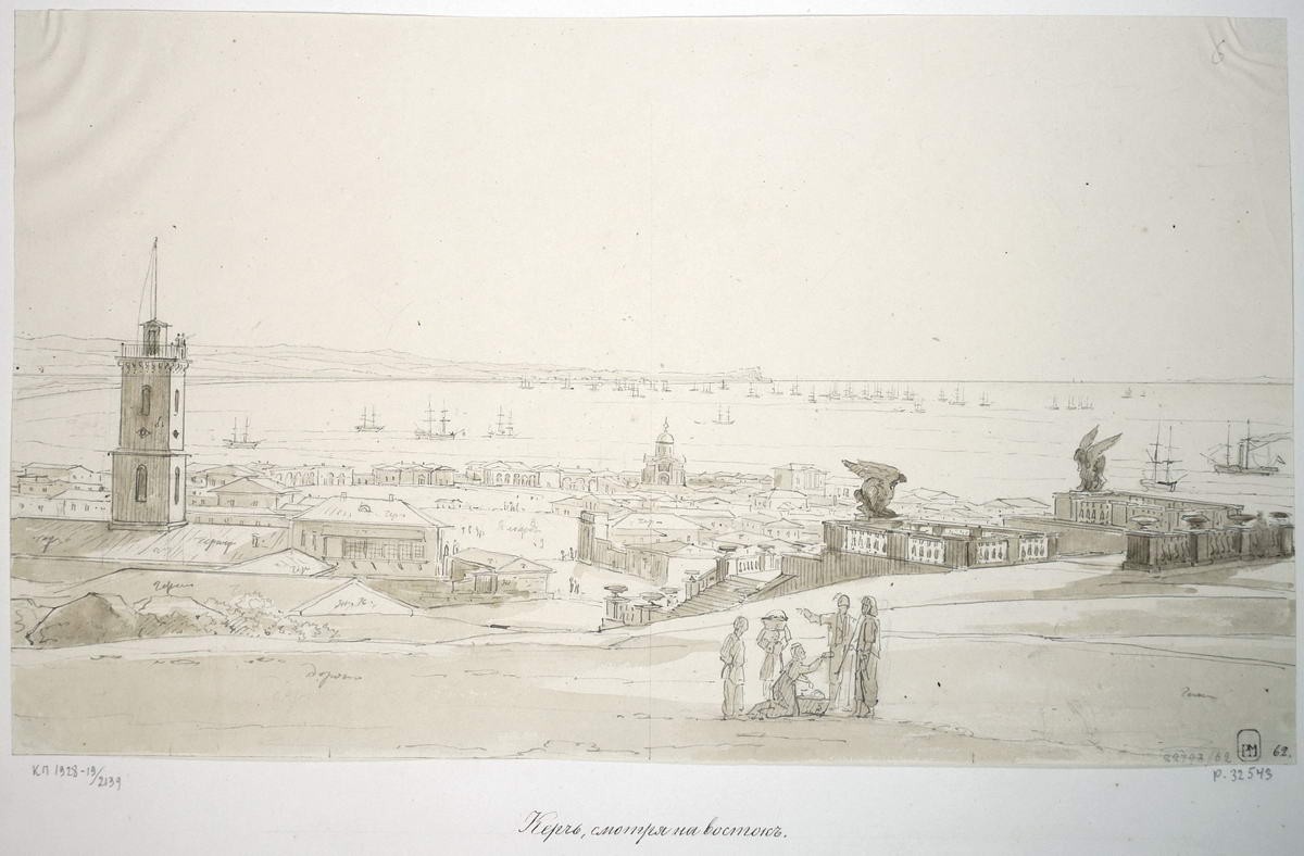 Вид Керчи, Nikanor Chernetsov, 1836