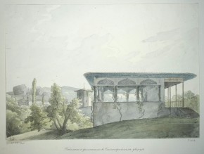 Павильон с фонтаном в саду Бахчисарайского дворца