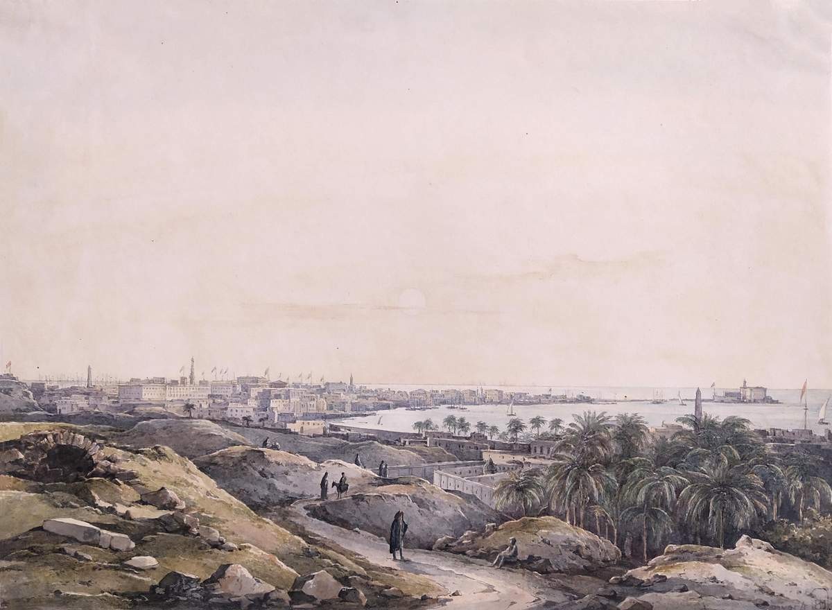 Вид Александрии, Nikanor Chernetsov, 1842