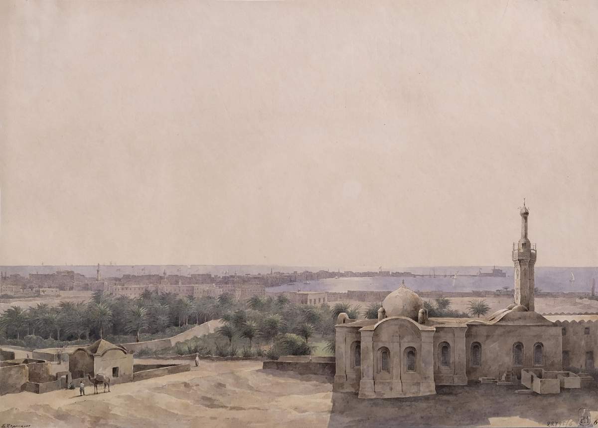 Вид Александрии, Nikanor Chernetsov, 1842