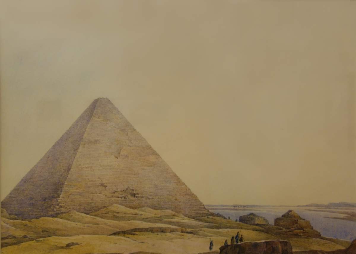 Великая пирамида в Гизе, Nikanor Chernetsov, 1842