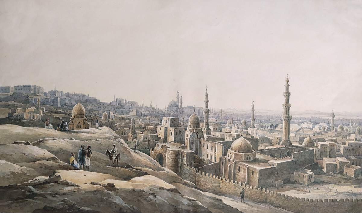Вид Каира, Nikanor Chernetsov, 1842
