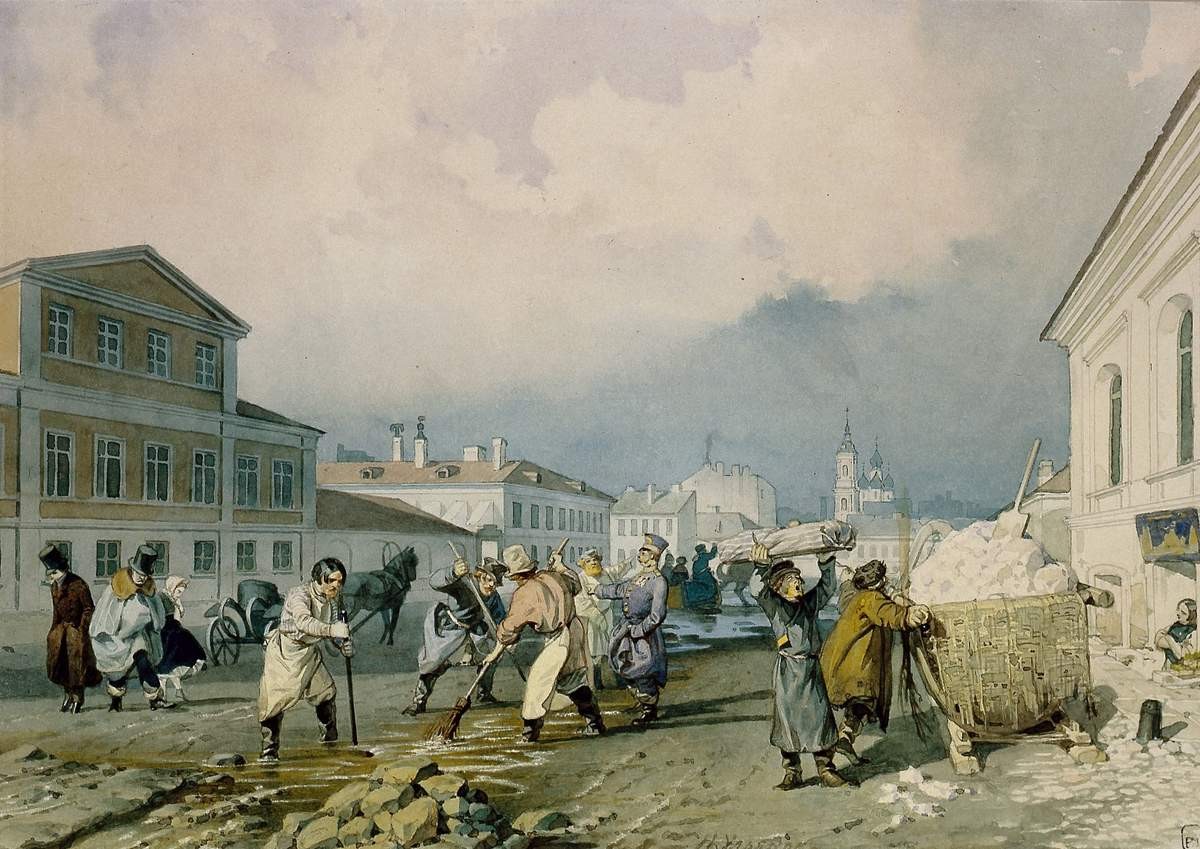 Весна в городе, Nikolay Dmitriyevich Ulyanov, 1840s