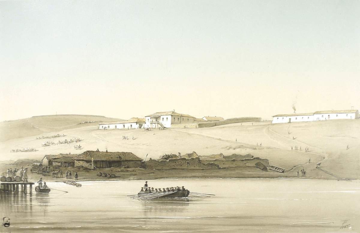 Севастополь. Вид с моря, Vasily Timm, 1855