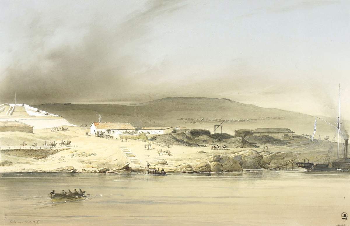 Севастополь. Вид с моря, Vasily Timm, 1855