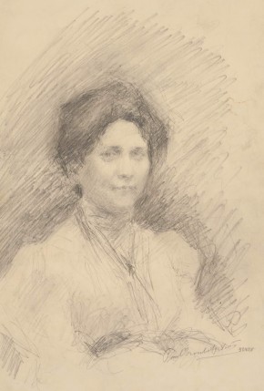 Портрет Е. П. Тархановой-Антокольской