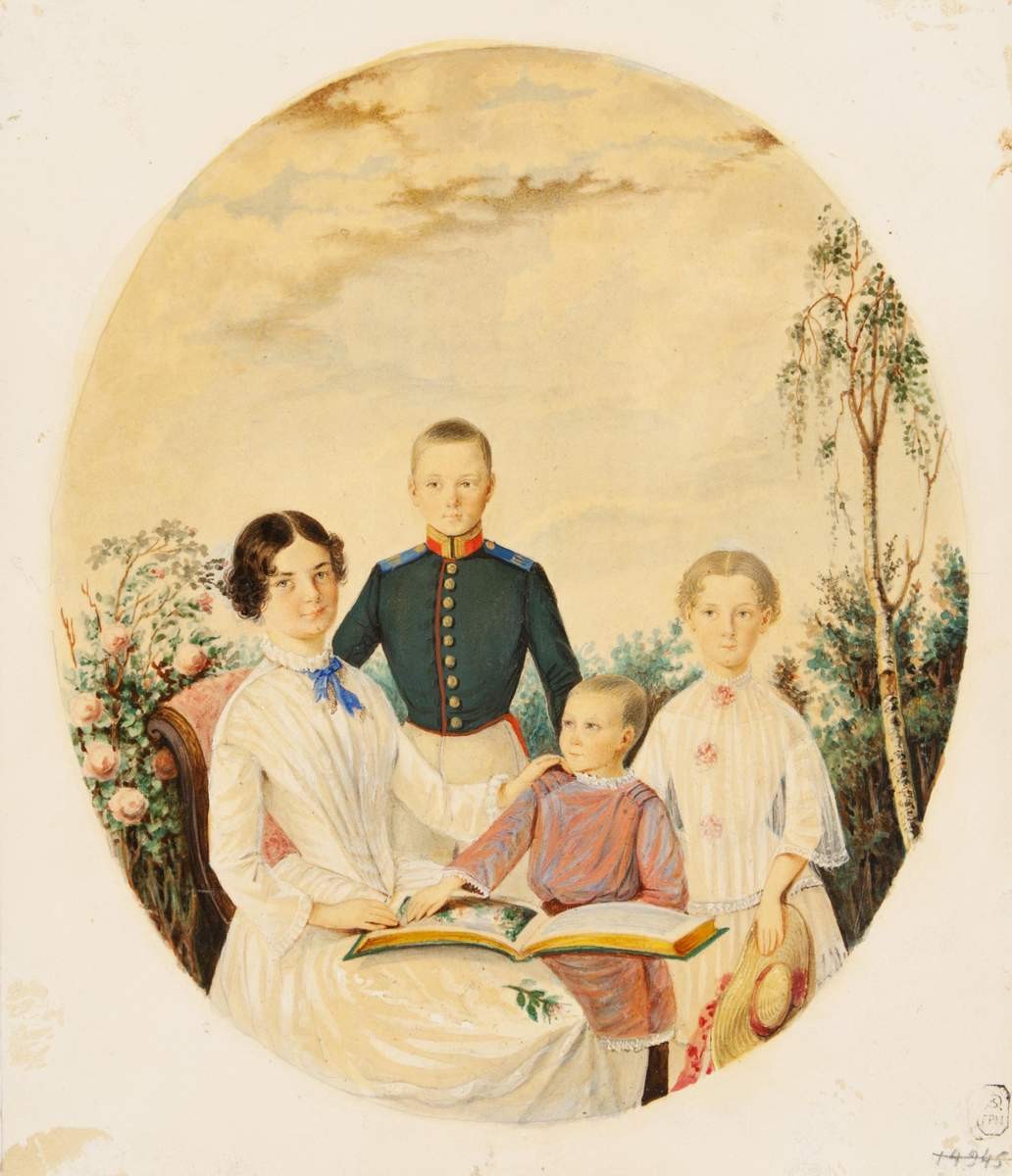 Семейный портрет, second half of the 1840s – 1850s
