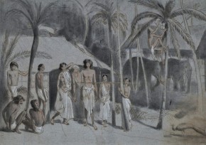 Бенгальская деревня на берегах Ганга