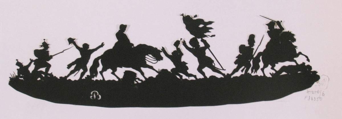 Французские солдаты приветствуют Наполеона, Fyodor Petrovich Tolstoy, second half of the 1810s – 1820s