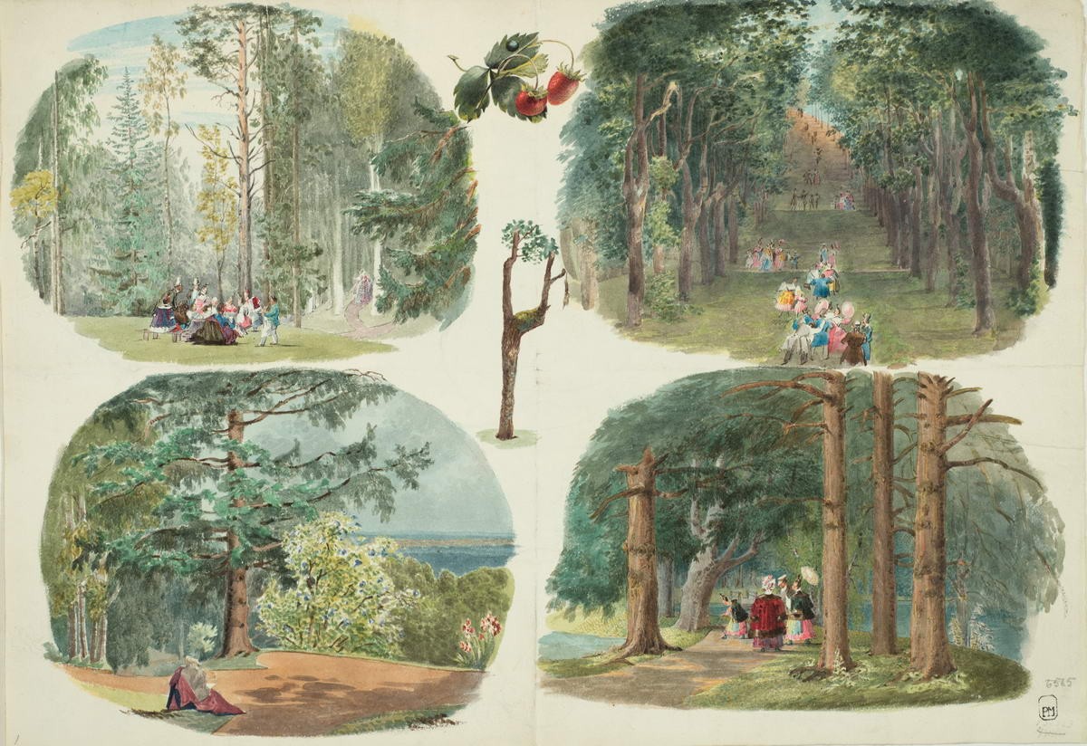 Виды Парголова, Vasily Sadovnikov, 1833