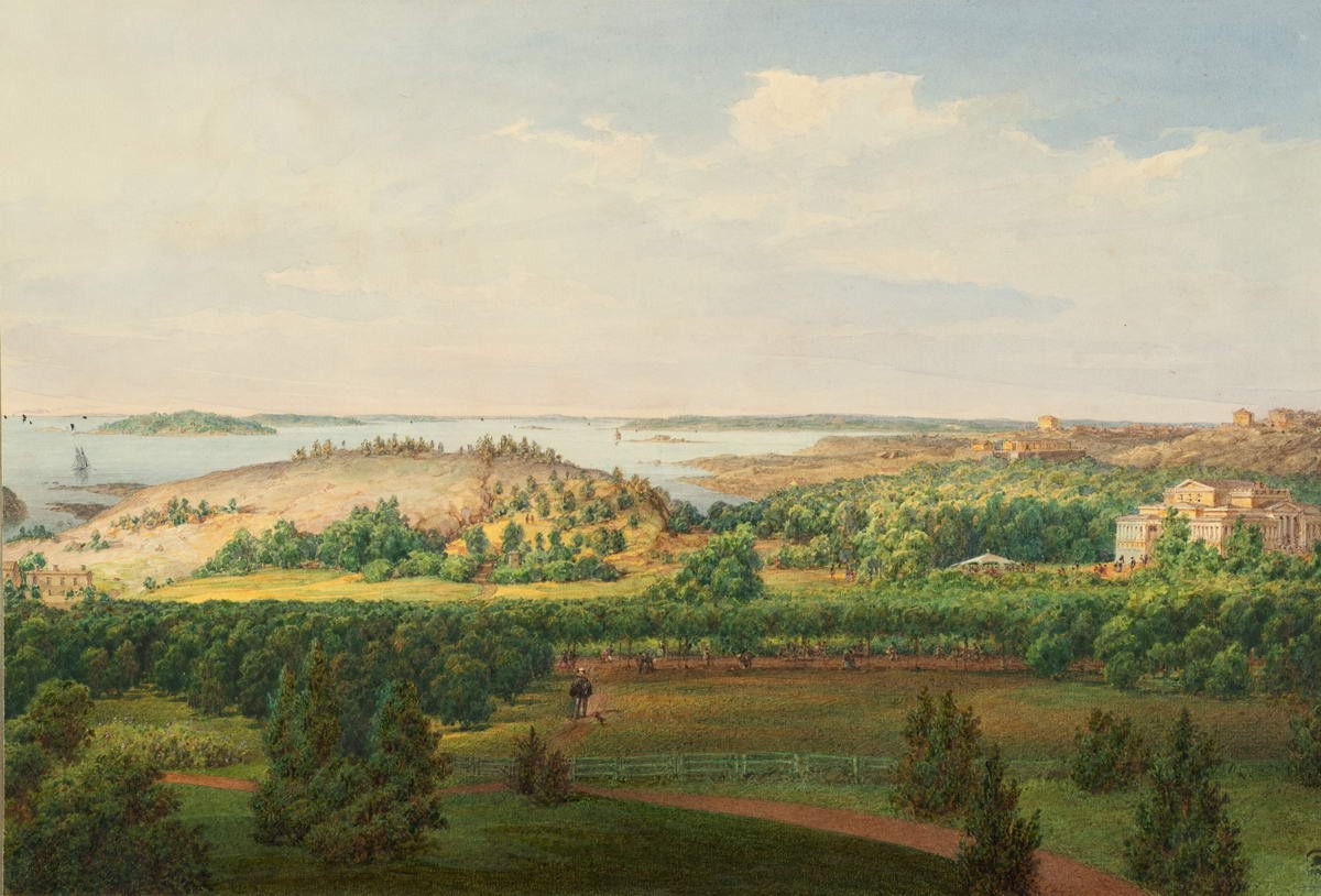 Парк в Гельсингфорсе, Vasily Sadovnikov, 1852