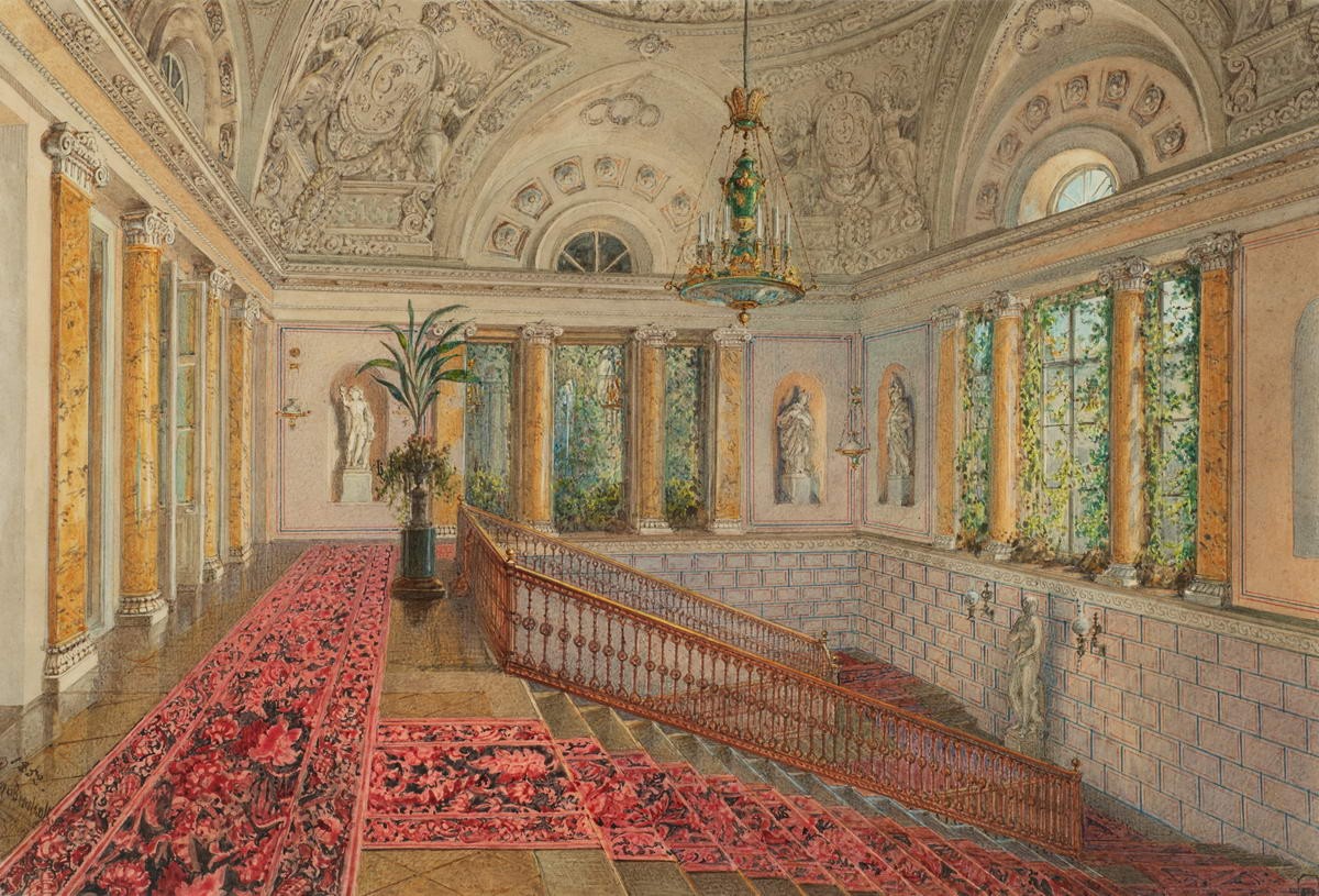 Парадная лестница, Vasily Sadovnikov, 1852