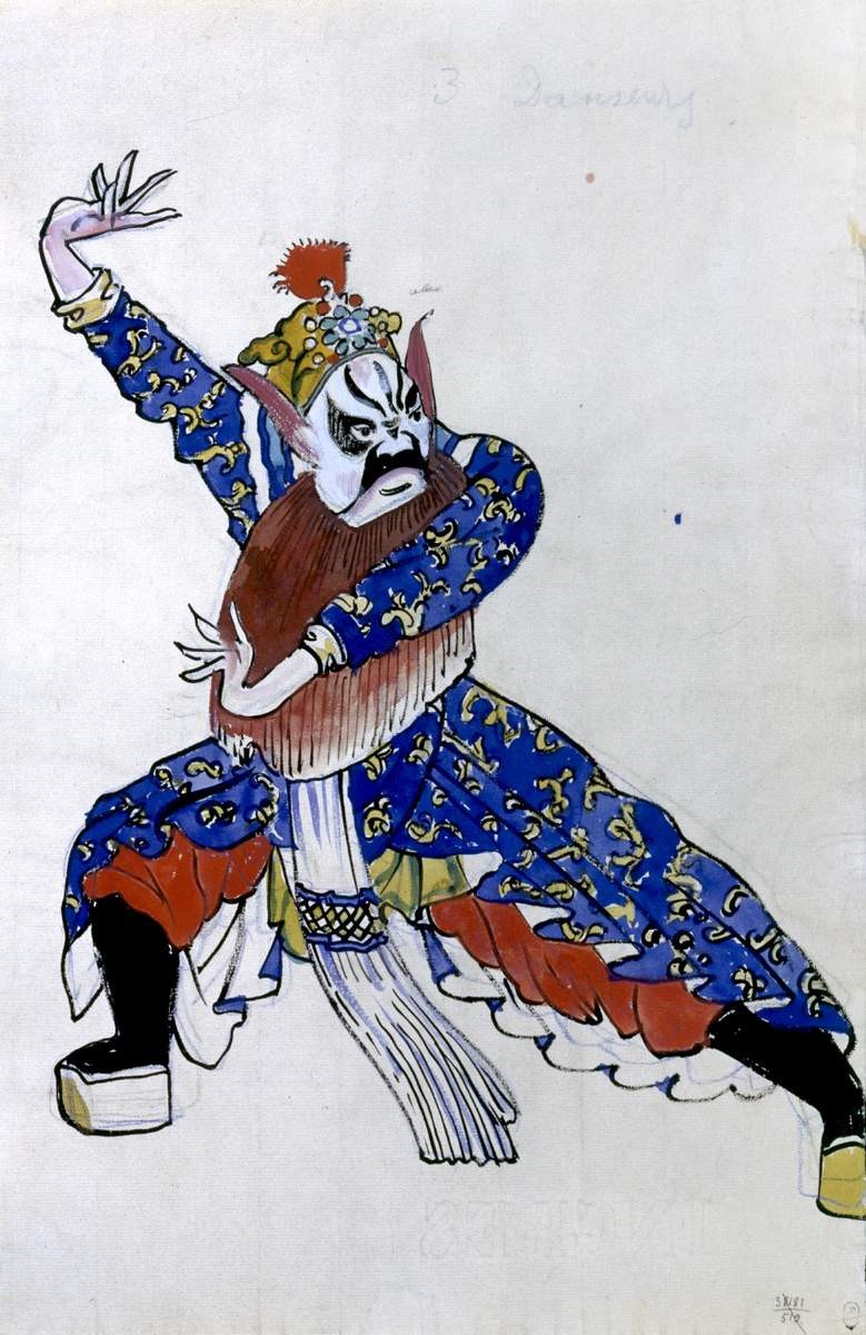 Придворный, Alexandre Benois, 1914