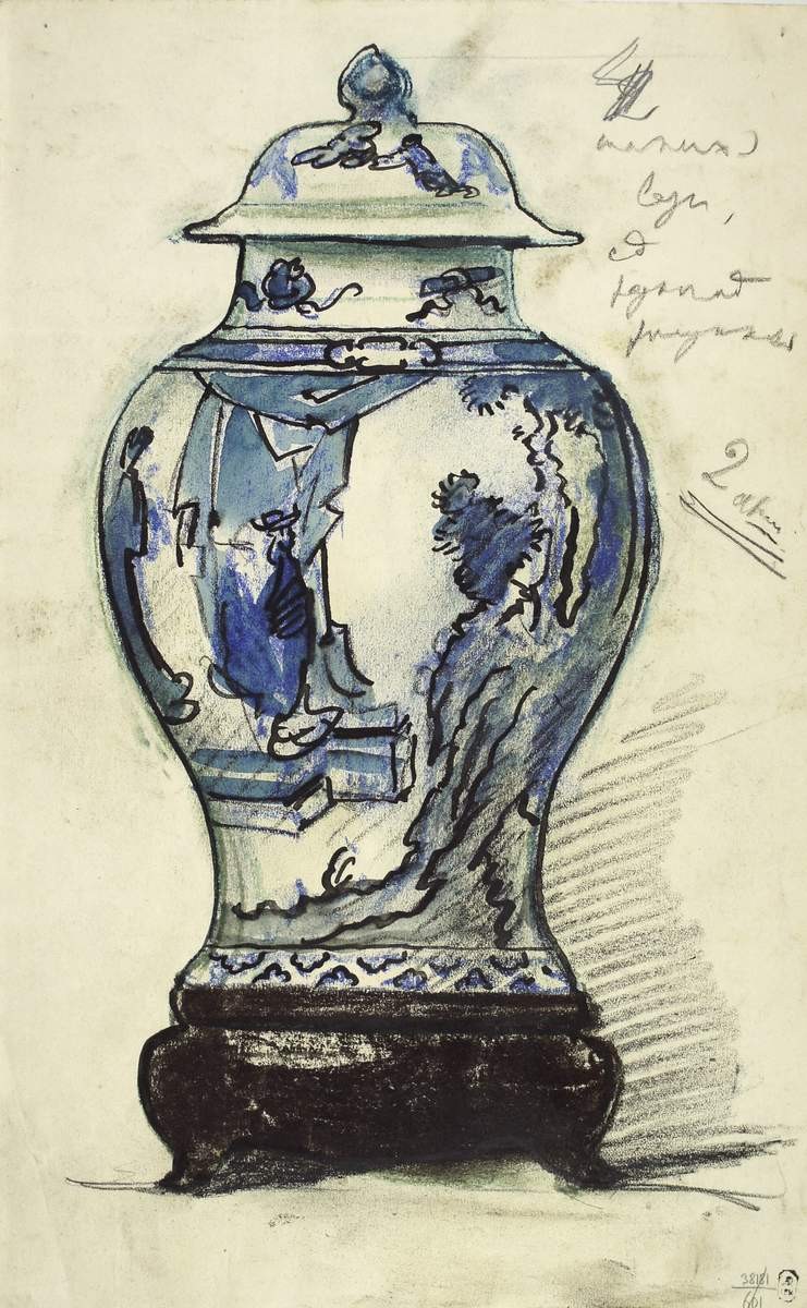 Ваза, Alexandre Benois, 1914