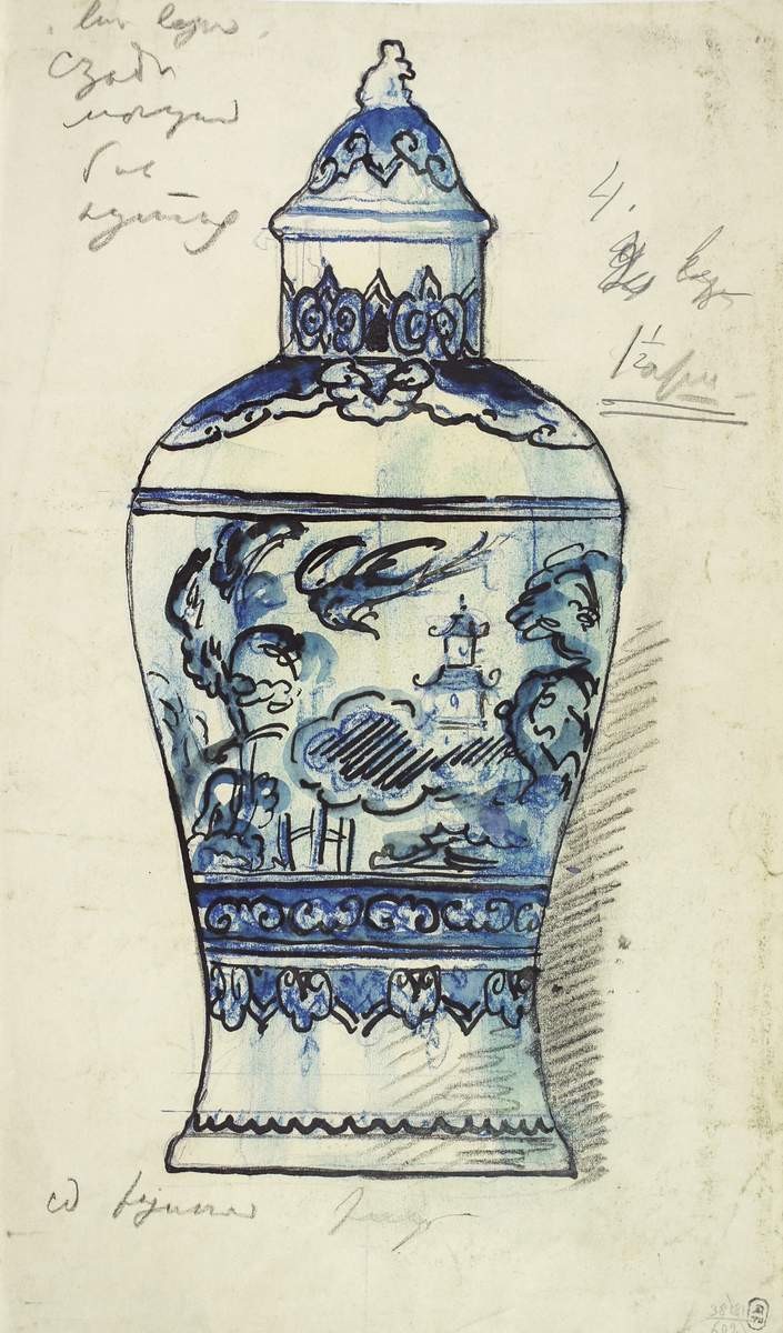 Ваза, Alexandre Benois, 1914
