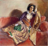 Молодая женщина в восточном костюме