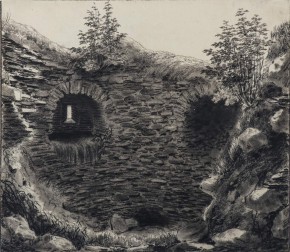 Развалины башни крепости в Старой Ладоге