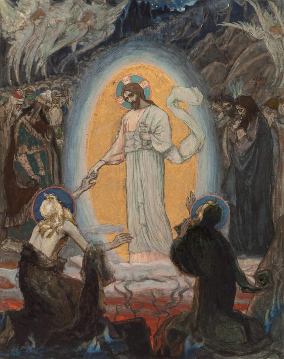Сошествие Христа во ад, Mikhail Nesterov, 1895