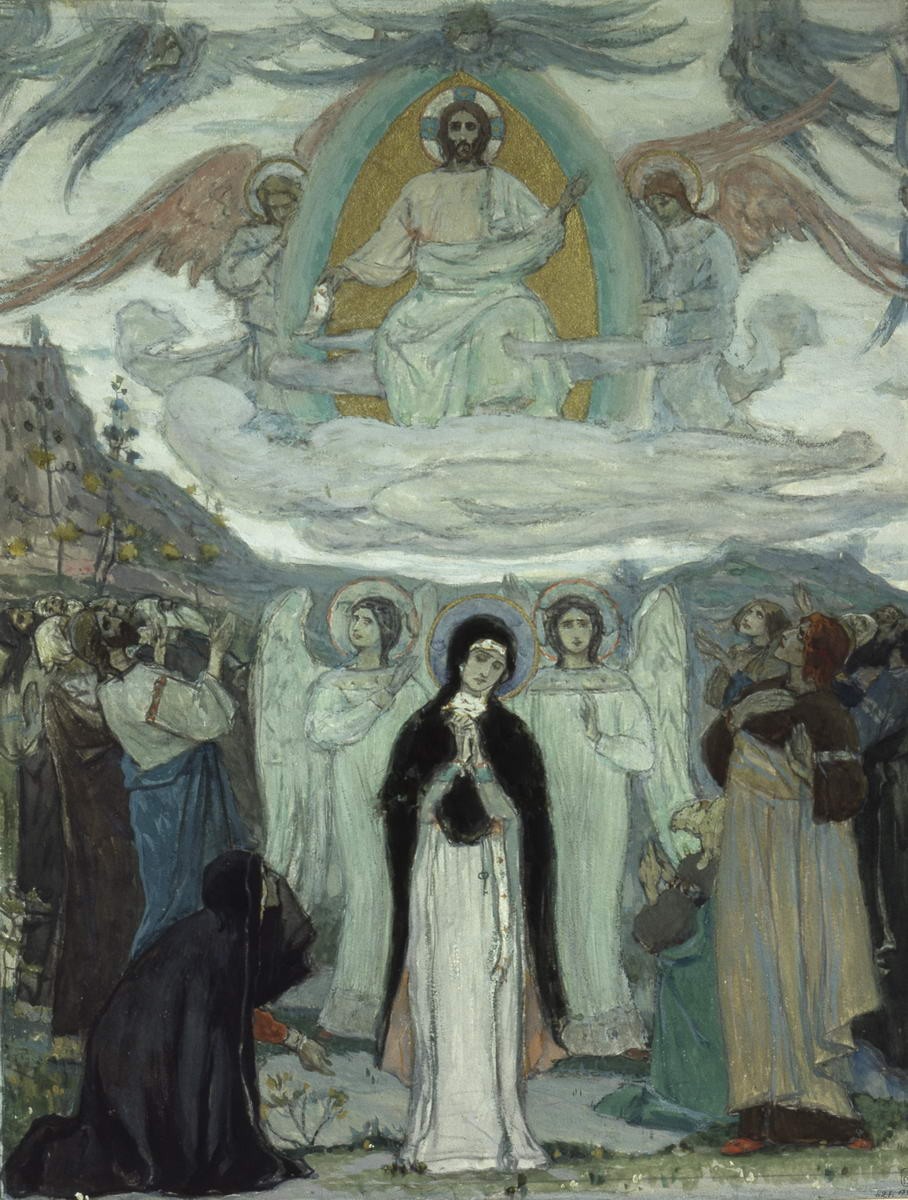 Вознесение Господне, Mikhail Nesterov, 1895