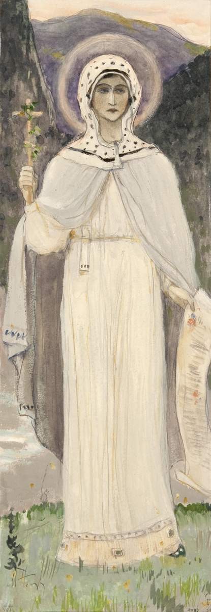 Равноапостольная Нина, Mikhail Nesterov, 1899-1900