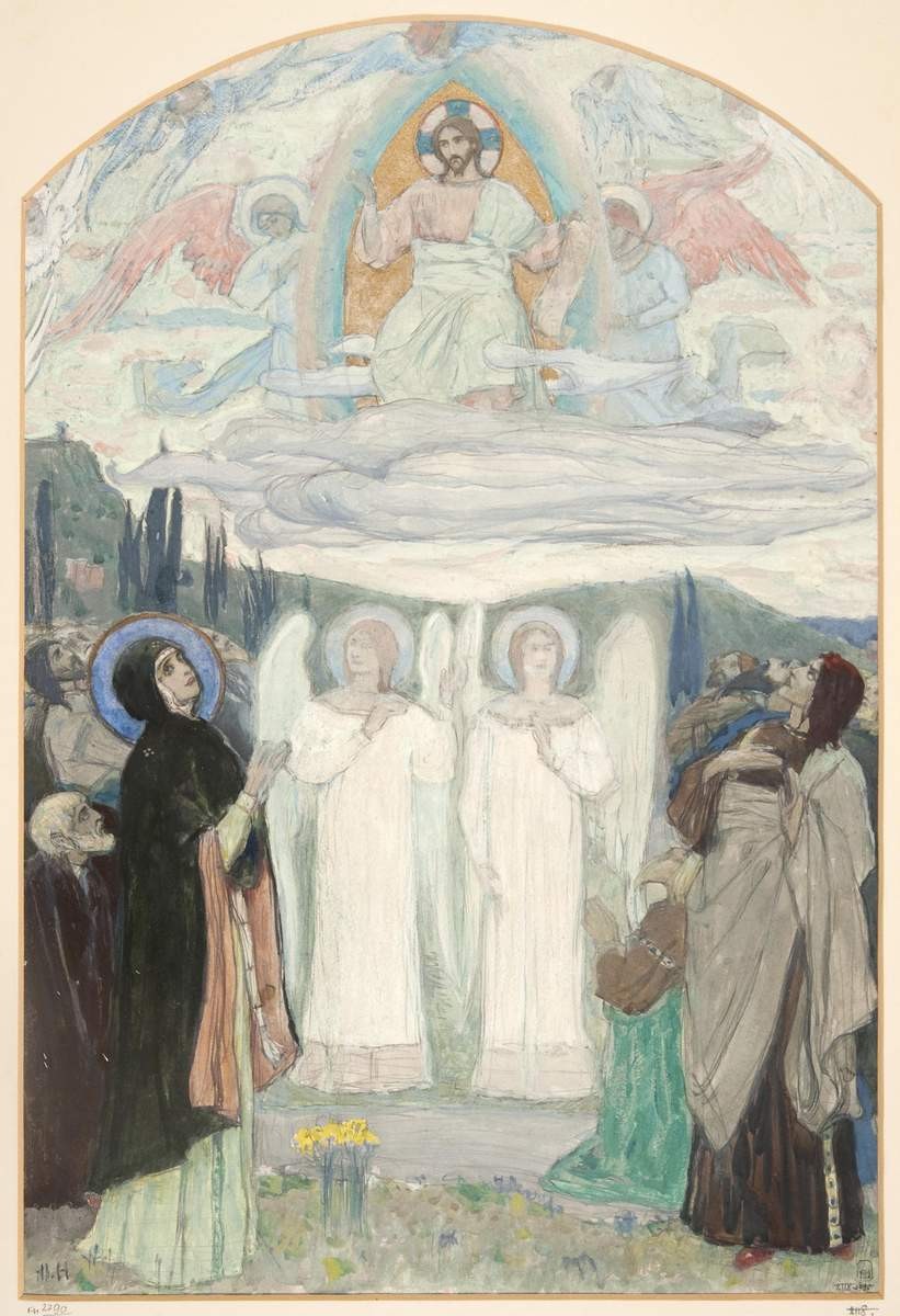 Вознесение Господне, Mikhail Nesterov, late 1898 – early 1899