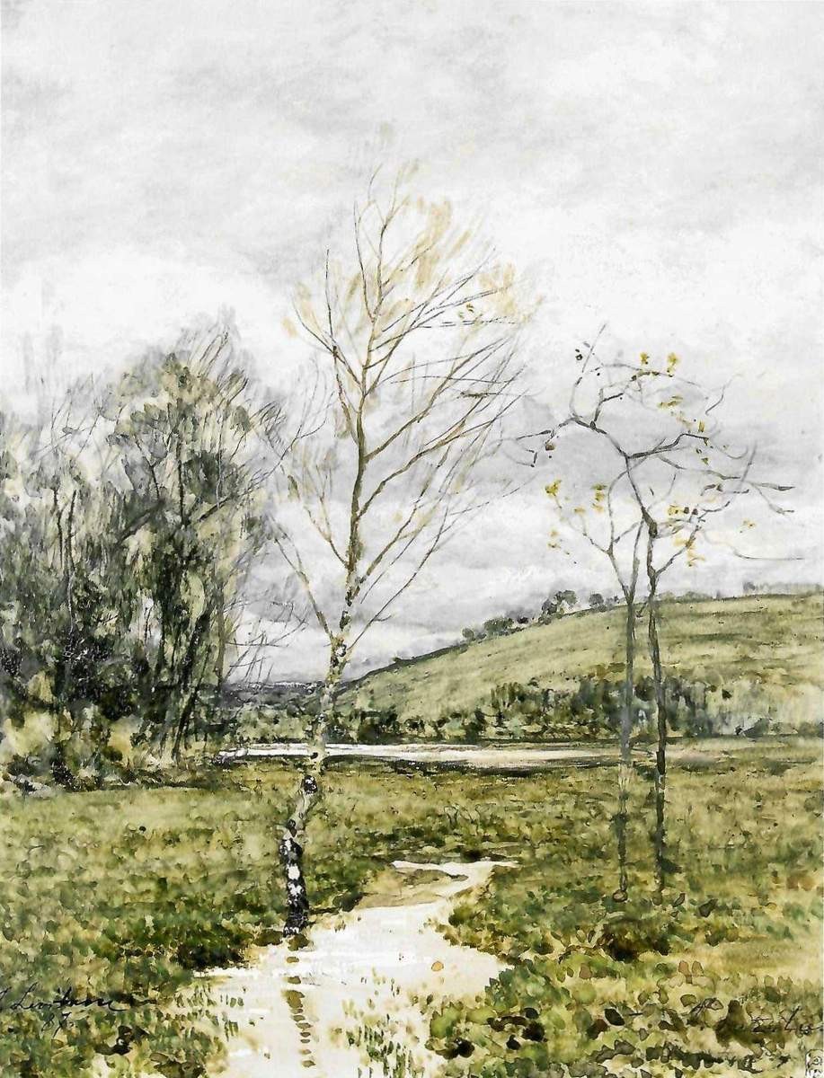 Ручей, Isaac Levitan, 1887
