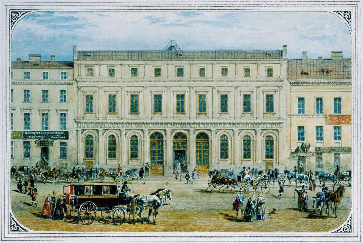 Невский проспект. Пассаж, Vasily Sadovnikov, no earlier than 1848