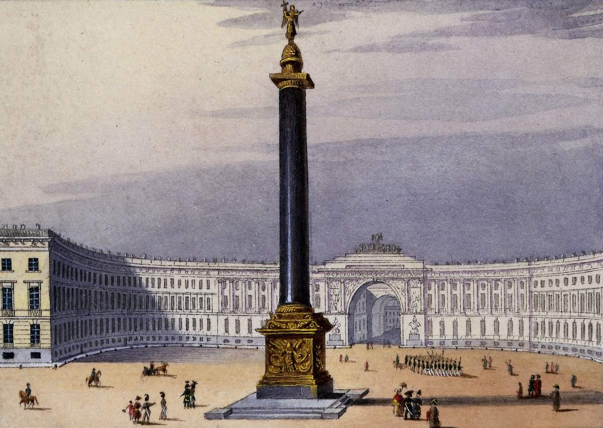 Дворцовая площадь, Karl Beggrov, second half of the 1820 – x – 1830 – e