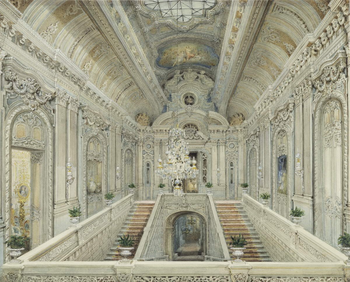 Парадная лестница, Vasily Sadovnikov, late 1850s – 1860s