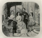 Портрет детей великой княгини Марии Николаевны и герцога Максимилиана Лейхтенбергского
