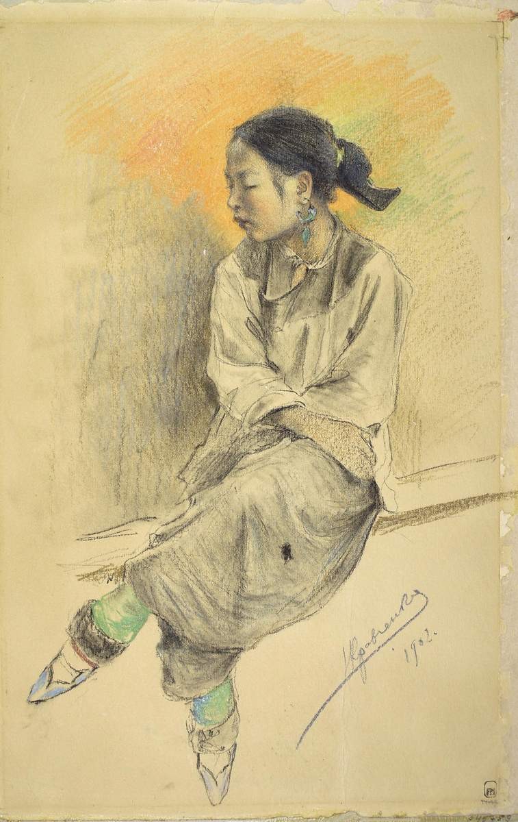 Китаянка, Nikolay Kravchenko, 1902