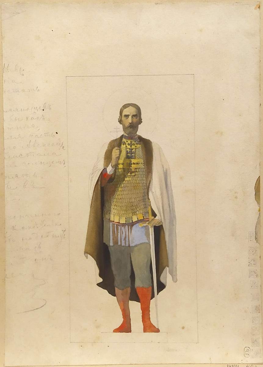 Александр Невский, Mikhail Mikeshin, second half of the 19th century